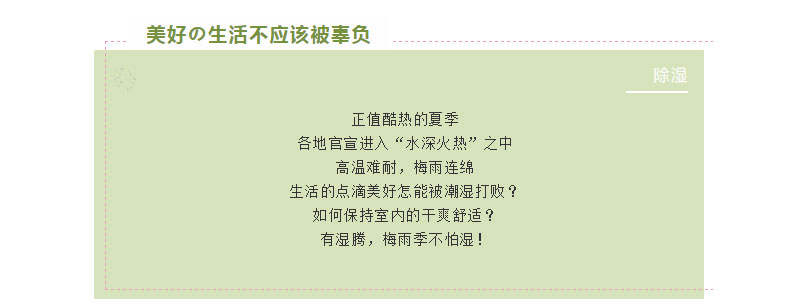如何避免生活的樂趣被潮濕影響？