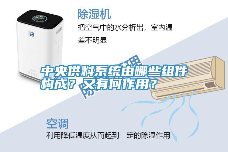 中央供料係統由哪些組件構成？又有何作用？