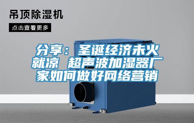 分享：聖誕經濟未火就涼 超聲波加濕器廠家如何做好網絡營銷