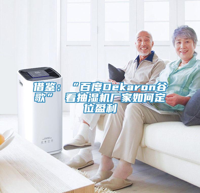 借鑒：“百度Dekaron穀歌” 看抽濕機廠家如何定位盈利