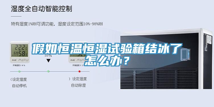 假如恒溫恒濕試驗箱結冰了怎麽辦？