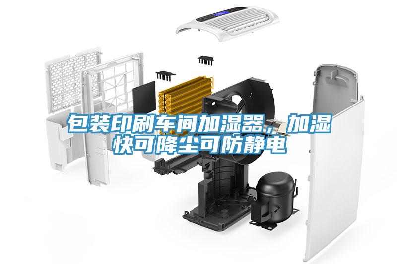 包裝印刷車間加濕器，加濕快可降塵可防靜電