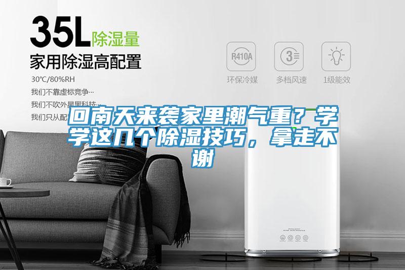 回南天來襲家裏潮氣重？學學這幾個除濕技巧，拿走不謝