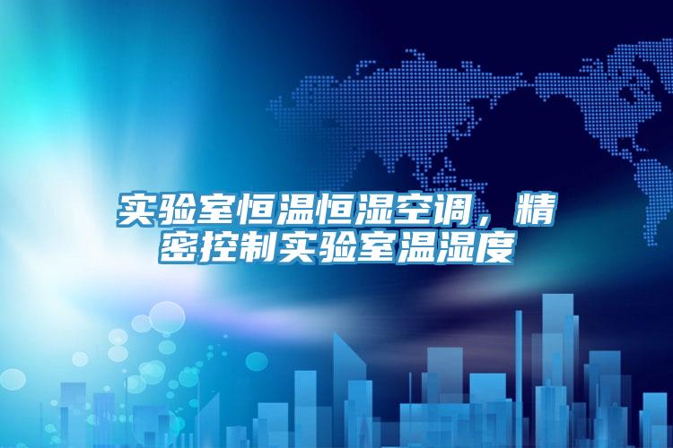 實驗室恒溫恒濕空調，精密控製實驗室溫濕度