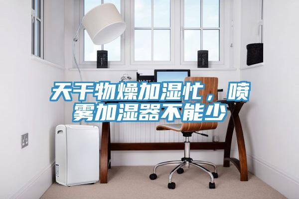 天幹物燥加濕忙，噴霧加濕器不能少