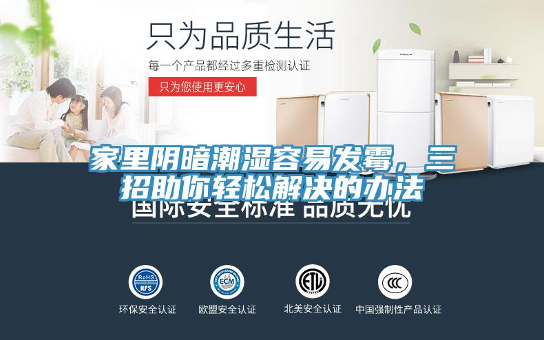 家裏陰暗潮濕容易發黴，三招助你輕鬆解決的辦法