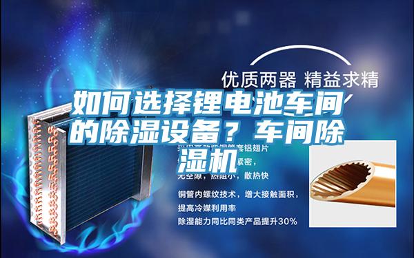 如何選擇鋰電池車間的除濕設備？車間小黄片软件免费下载