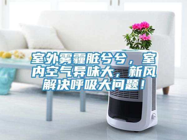 室外霧霾髒兮兮，室內空氣異味大，新風解決呼吸大問題！