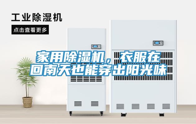 家用小黄片软件免费下载，衣服在回南天也能穿出陽光味