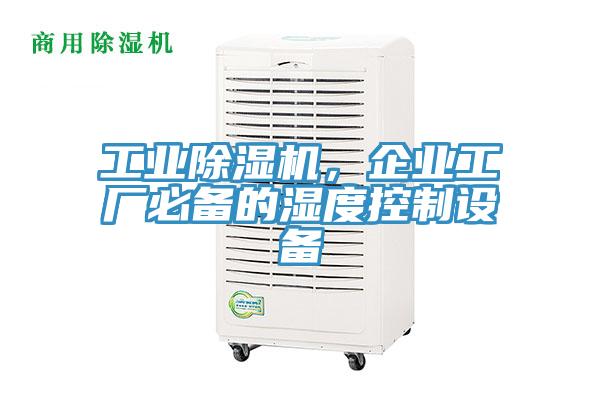 工業小黄片软件免费下载，企業工廠必備的濕度控製設備