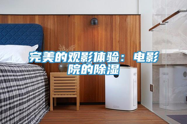 完美的觀影體驗：電影院的除濕