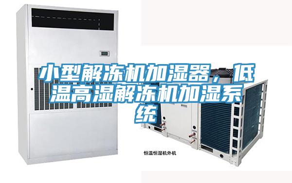 小型解凍機加濕器，低溫高濕解凍機加濕係統