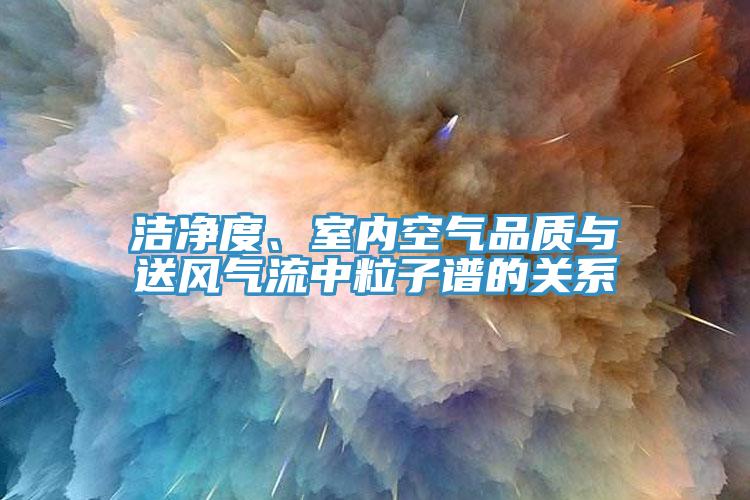 潔淨度、室內空氣品質與送風氣流中粒子譜的關係