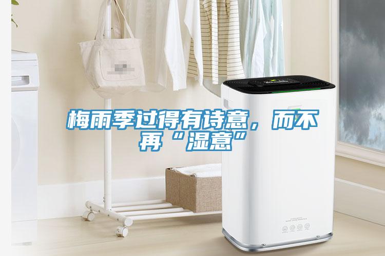 梅雨季過得有詩意，而不再“濕意”