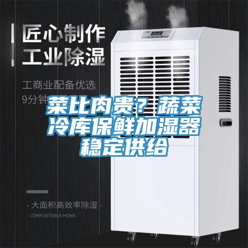 菜比肉貴？蔬菜冷庫保鮮加濕器穩定供給