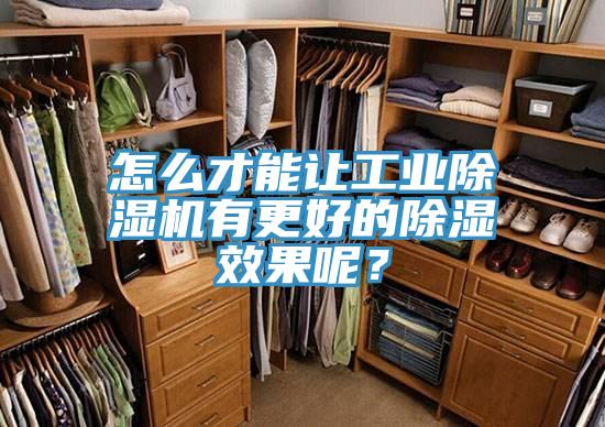 怎麽才能讓工業小黄片软件免费下载有更好的除濕效果呢？