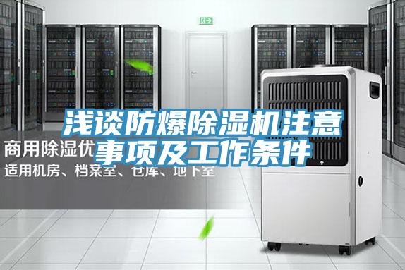 淺談防爆小黄片软件免费下载注意事項及工作條件