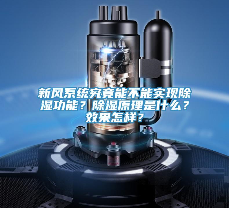 新風係統究竟能不能實現除濕功能？除濕原理是什麽？效果怎樣？