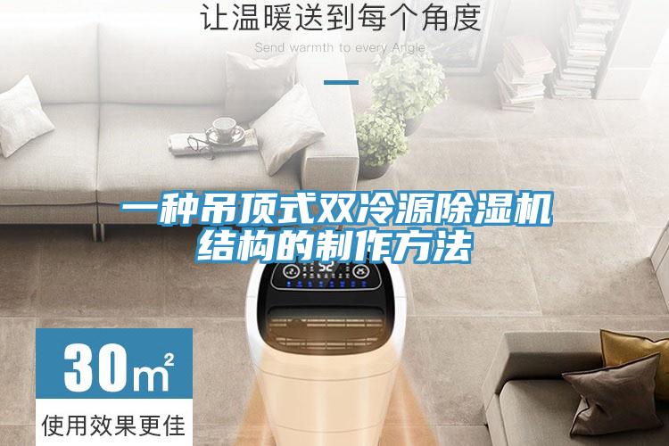 一種吊頂式雙冷源小黄片软件免费下载結構的製作方法