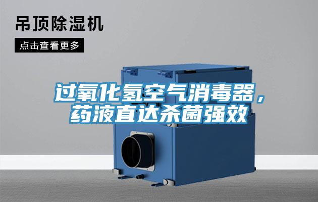 過氧化氫空氣消毒器，藥液直達殺菌強效