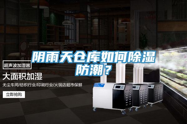 陰雨天倉庫如何除濕防潮？