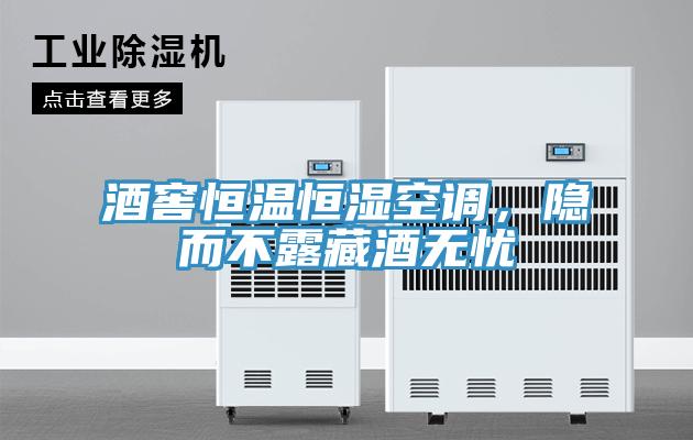 酒窖恒溫恒濕空調，隱而不露藏酒無憂