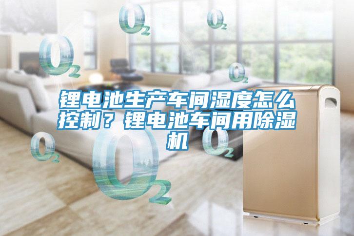 鋰電池生產車間濕度怎麽控製？鋰電池車間用小黄片软件免费下载
