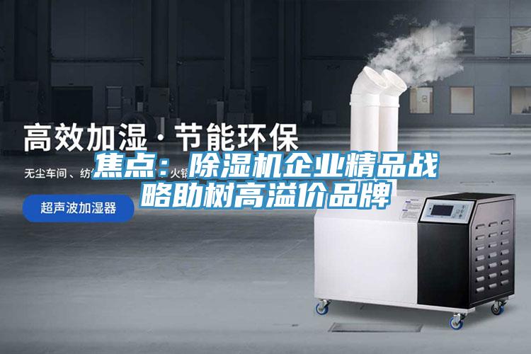 焦點：小黄片软件免费下载企業精品戰略助樹高溢價品牌