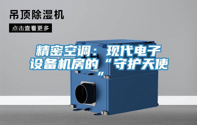 精密空調：現代電子設備機房的“守護天使”
