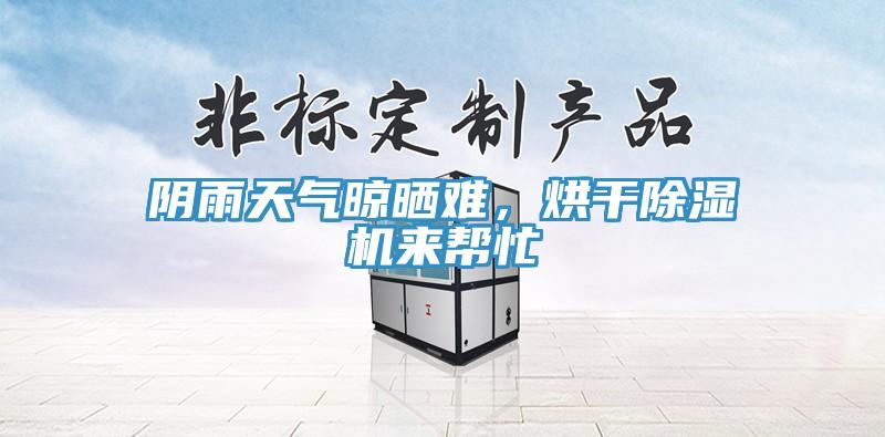 陰雨天氣晾曬難，烘幹小黄片软件免费下载來幫忙