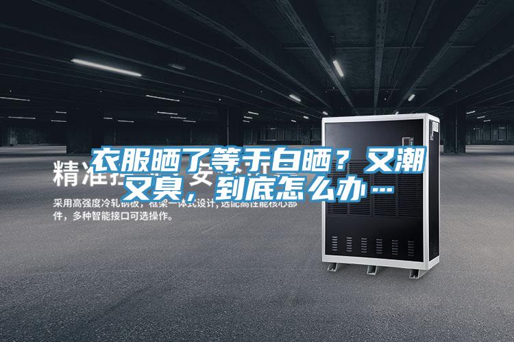 衣服曬了等於白曬？又潮又臭，到底怎麽辦…