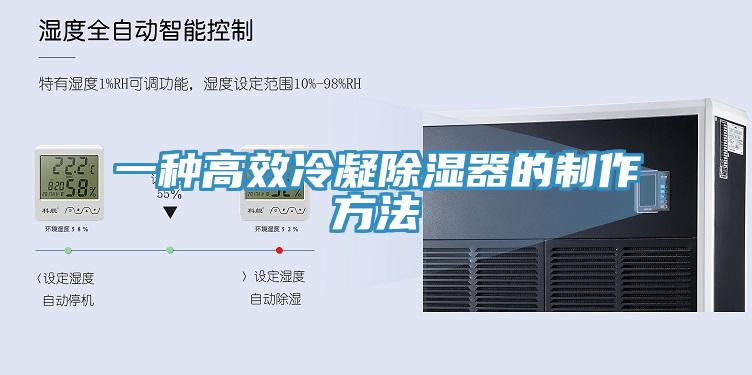 一種高效冷凝除濕器的製作方法