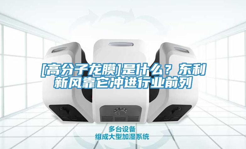 [高分子龍膜]是什麽？東利新風靠它衝進行業前列