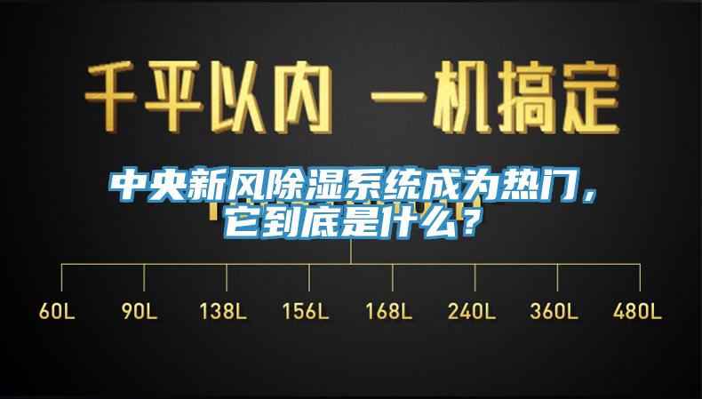中央新風除濕係統成為熱門，它到底是什麽？