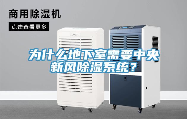為什麽地下室需要中央新風除濕係統？