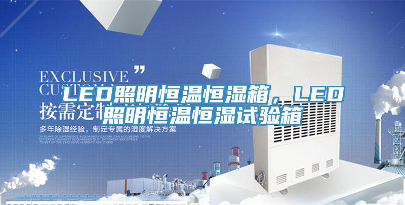 LED照明恒溫恒濕箱，LED照明恒溫恒濕試驗箱