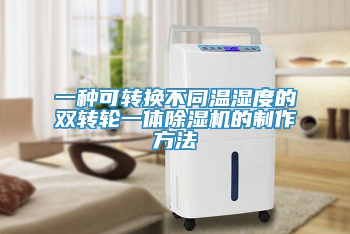 一種可轉換不同溫濕度的雙轉輪一體小黄片软件免费下载的製作方法