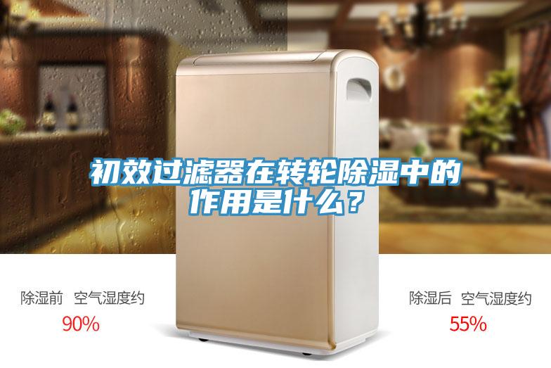 初效過濾器在轉輪除濕中的作用是什麽？