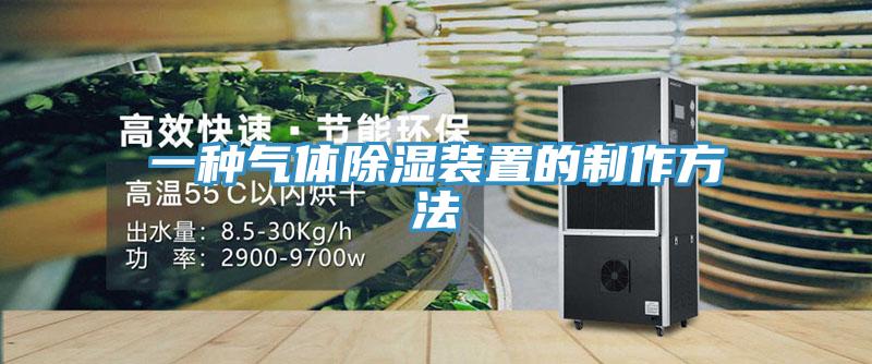 一種氣體除濕裝置的製作方法
