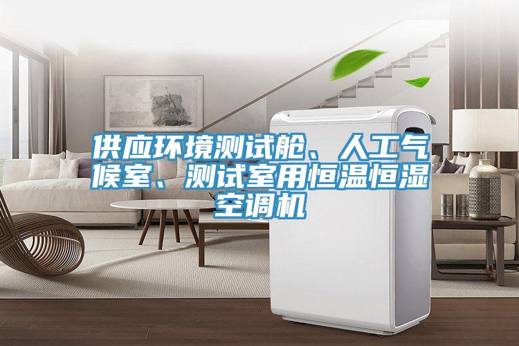 供應環境測試艙、人工氣候室、測試室用恒溫恒濕空調機