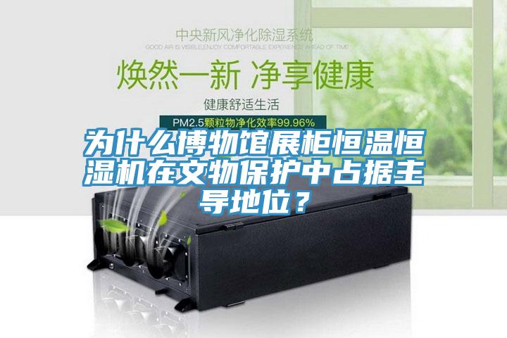 為什麽博物館展櫃恒溫恒濕機在文物保護中占據主導地位？