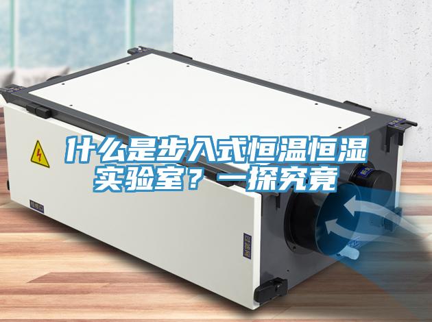 什麽是步入式恒溫恒濕實驗室？一探究竟