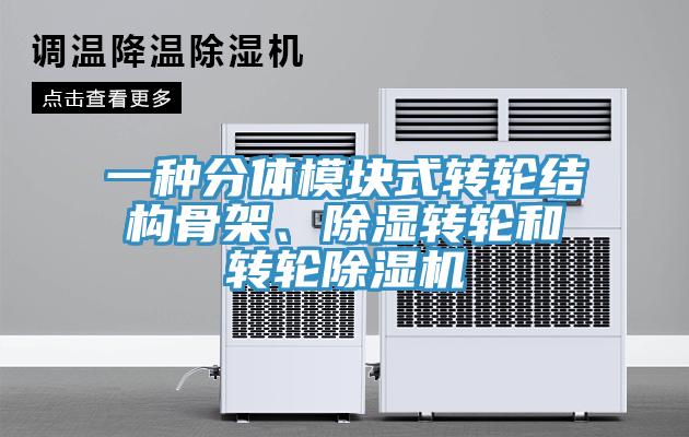 一種分體模塊式轉輪結構骨架、除濕轉輪和轉輪小黄片软件免费下载