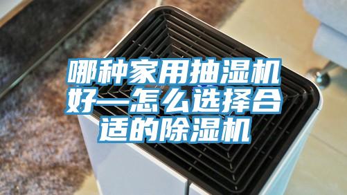 哪種家用抽濕機好—怎麽選擇合適的小黄片软件免费下载