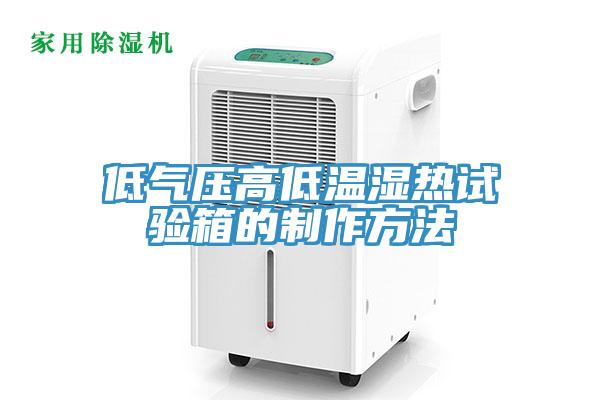 低氣壓高低溫濕熱試驗箱的製作方法