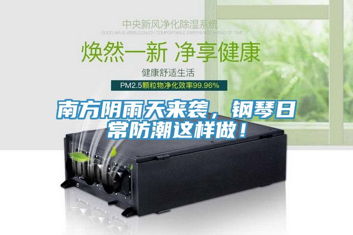 南方陰雨天來襲，鋼琴日常防潮這樣做！