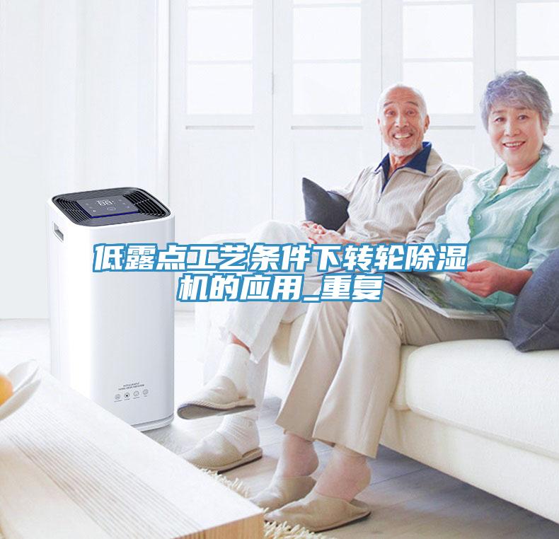 低露點工藝條件下轉輪小黄片软件免费下载的應用_重複