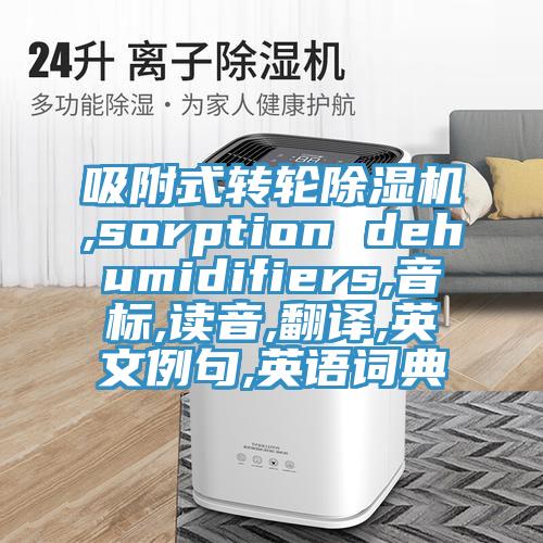 吸附式轉輪小黄片软件免费下载,sorption dehumidifiers,音標,讀音,翻譯,英文例句,英語詞典