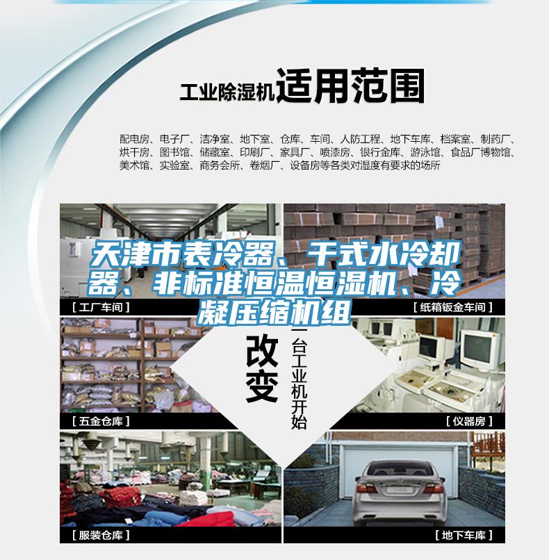 天津市表冷器、幹式水冷卻器、非標準恒溫恒濕機、冷凝壓縮機組
