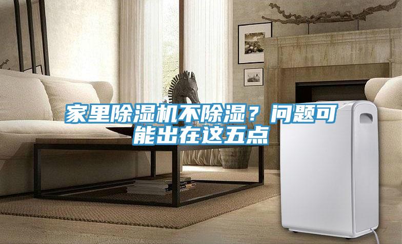 家裏小黄片软件免费下载不除濕？問題可能出在這五點